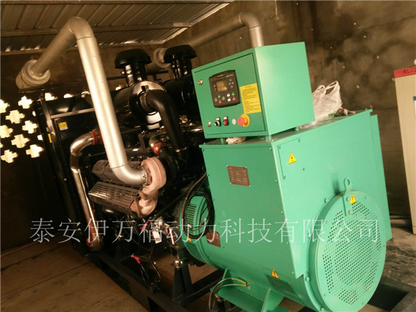 500kw發電機安裝成功